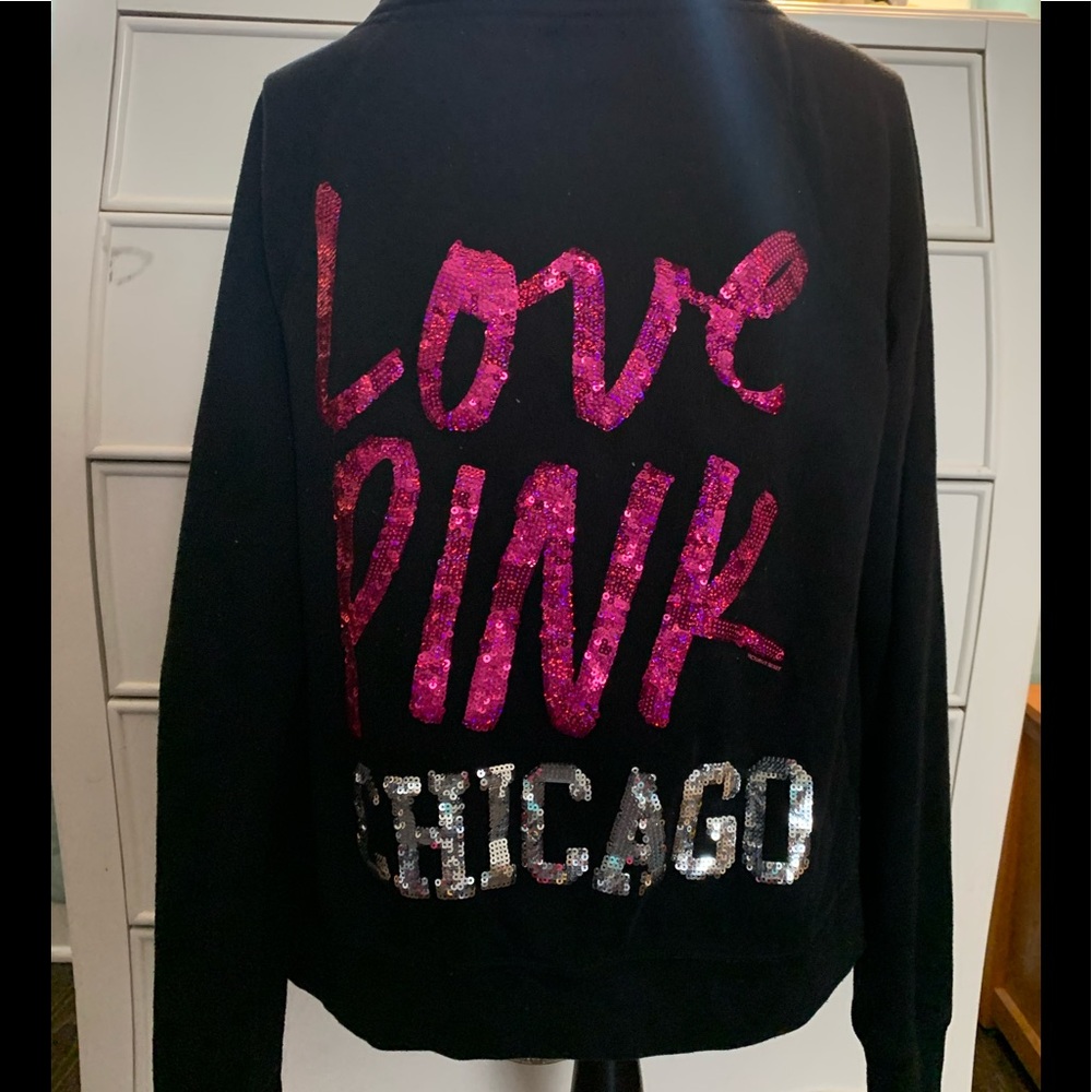 Pink Victoria secret Chicago hoodie